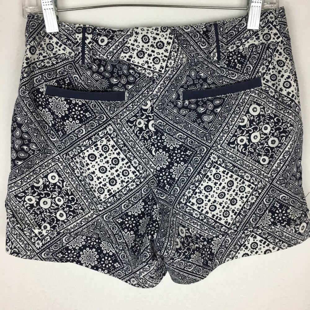 Cartonier Navy Patchwork Pattern Shorts Size 0 - image 4
